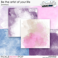 Be the artist of your life (overlays) by Simplette