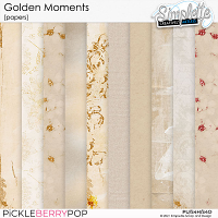 Golden Moments (papers) by Simplette