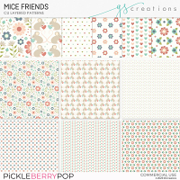 Mice Friends Patterns (CU)