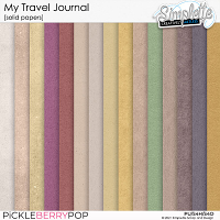 My Travel Journal (solid papers) by Simplette