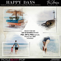 Happy Days ~ Out Of Bounds photo masks 