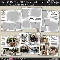 Everyday Notes February No.9 ~ Templates