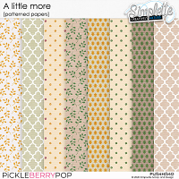 A little more (patterned papers)