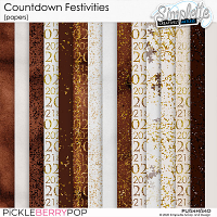 Countdown Festivities (papers) by Simplette