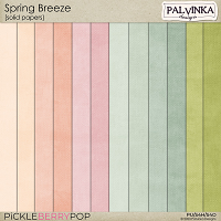 Spring Breeze Solid Papers