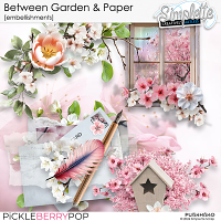 Between Garden and Paper (embellishments) by Simplette