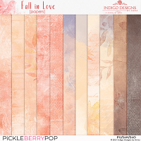 Fall in Love Papers Pack by Indigo Designs by Anna 