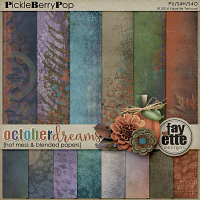 October Dreams Hot Mess & Blended Papers