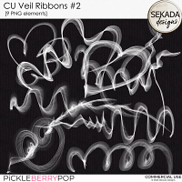 CU veil ribbons #2 by Sekada Designs   