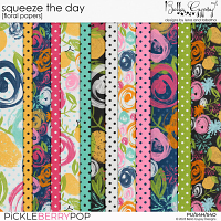 Squeeze the Day Floral Papers