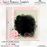 Sweet Memories Template by Indigo Design by Anna  