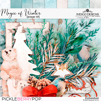 Magic of Winter Page Kit by Indigo Designs by Anna