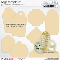 Tags templates (CU elements and templates) 183 by Simplette