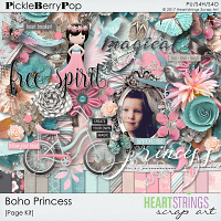 Boho Princess Page Kit