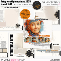 Artsy weekly templates 2025 - week 18-22 (May)