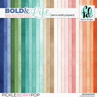 Bold & Beautiful Life: Semi-Solid Papers