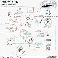 Plan your trip (stamps) by Simplette