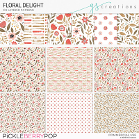 Floral Delight Layered Patterns (CU)