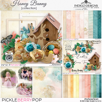 Honey Bunny Collection Indigo Designs by Anna