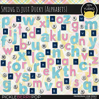 Spring is Just Ducky {Alphabets}