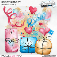 Happy Birthday (CU elements) pack 2