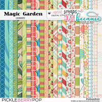 Magic Garden Papers by JB Studio & Neia Scraps