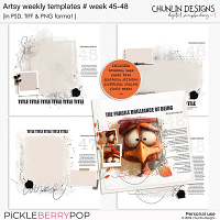 Artsy weekly templates - week 45-48 (November)