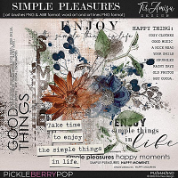 Simple Pleasures ~ brushes and word art by TirAmisu design