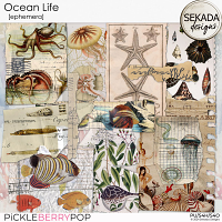 Ocean Life [ephemera] by Sekada Designs