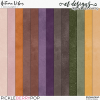 Autumn Vibes Solid Papers by et designs