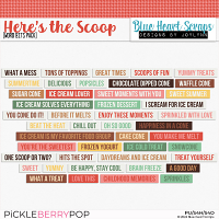 Here's The Scoop Word Bits Pack