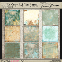 I'm The Keeper of Their Legacy Artsy Papers-Designs by Laura Burger