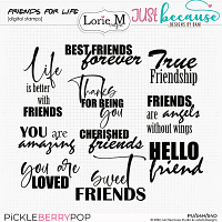 Friends for Life Digital Stamps
