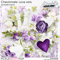 Checkmate : Love wins (embellishments) by Simplette