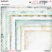 Seafoam - Messy Edges - by Neia Scraps