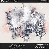 Frosty Dawn ~ art transfers by Tiramisu design  