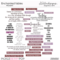 Enchanted Fables WordArt