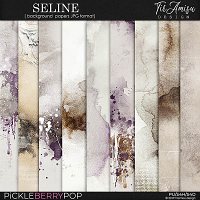 Seline ~ artistic background papers by TirAmisu design 