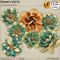 Flowers VOL93 - CU - by Neia Scraps