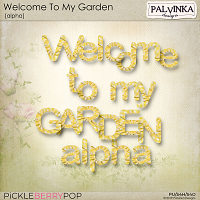 Welcome To My Garden Alpha