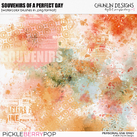 Souvenirs Of A Perfect Day - watercolor brushes in .png format