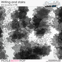 Writing and stains (CU accents) 198 by Simplette