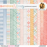 Barefoot & Breezy: Patterned Papers