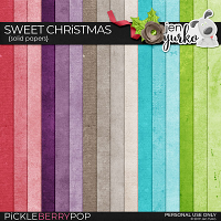 Sweet Christmas: Solid Papers