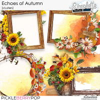 Echoes of Autumn (clusters) by Simplette