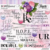 Hope Blooms: WordArt