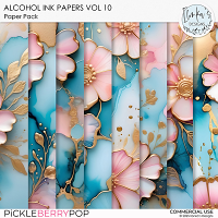 CU Alcohol Ink Papers Vol 10 by Ilonka's Designs