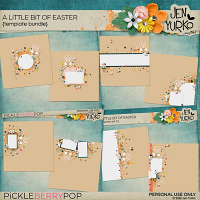 A Little Bit of Easter: Template Bundle