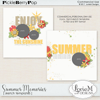 Summer Memories Sketch Templates