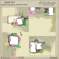 April Art layered templates